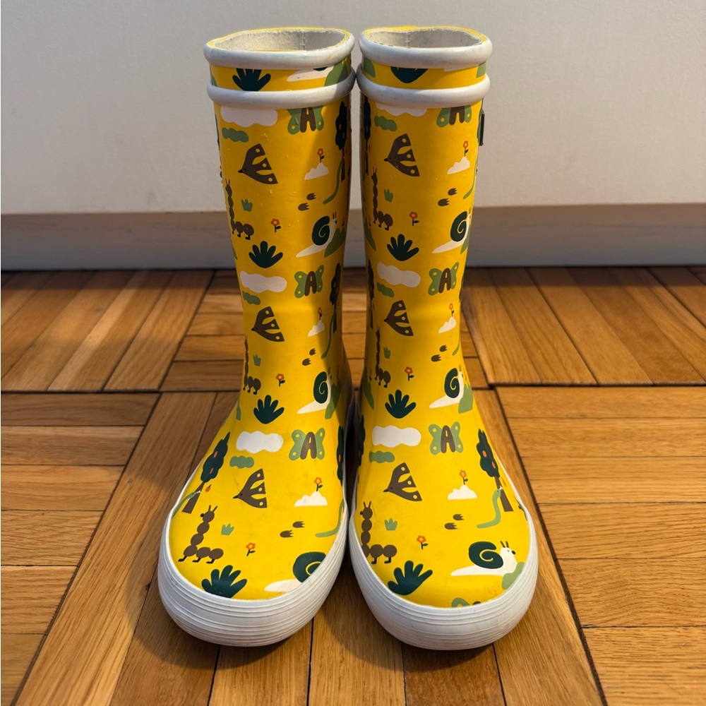 Aigle Girl Printed Rain Boots